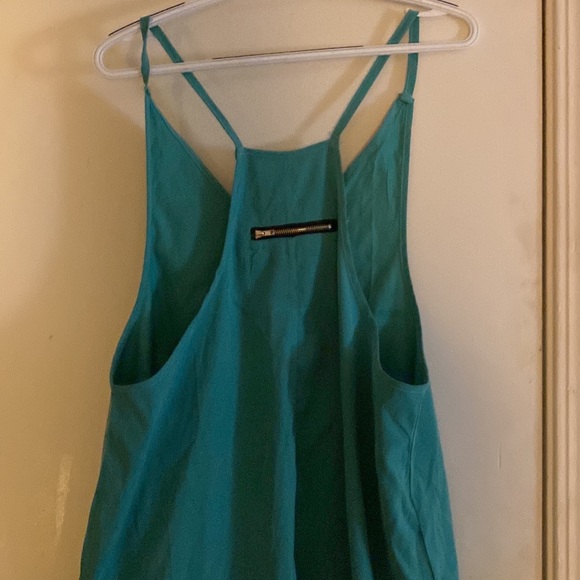 Trending wide leg overalls. NWOT - Picture 2 of 2